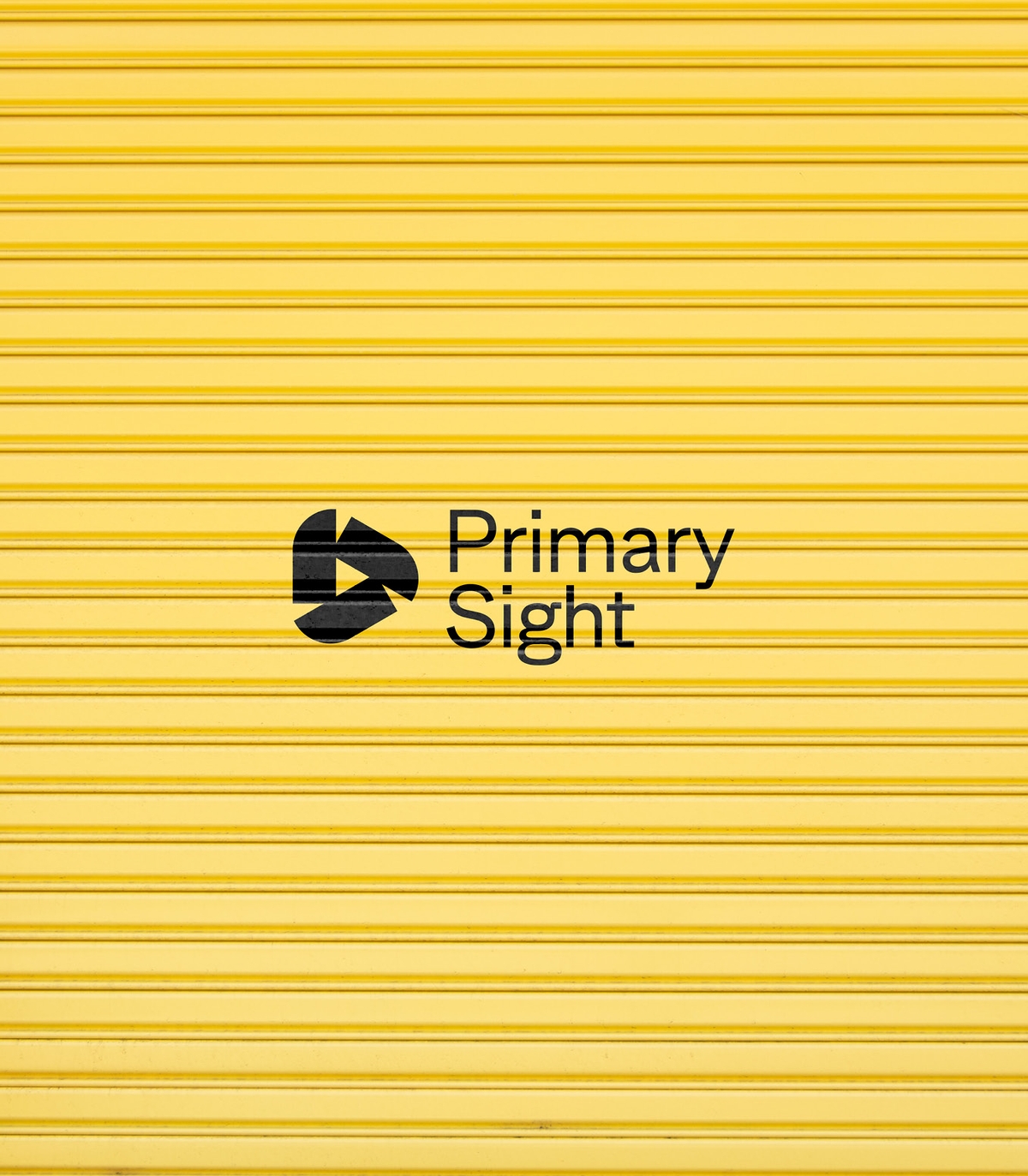 Primary Sight - Brand and Website - Logo on Roller Door | Atollon - a design company